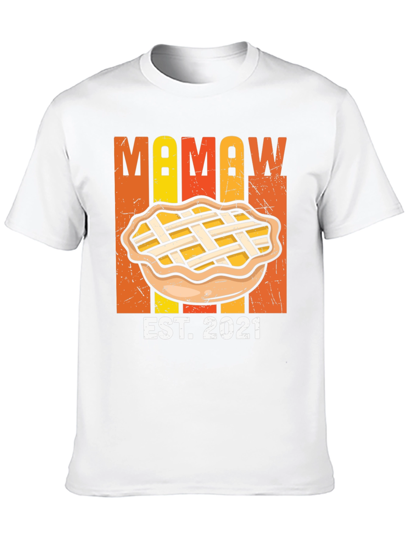 Mamaw Est. 2021 Pie T-Shirt