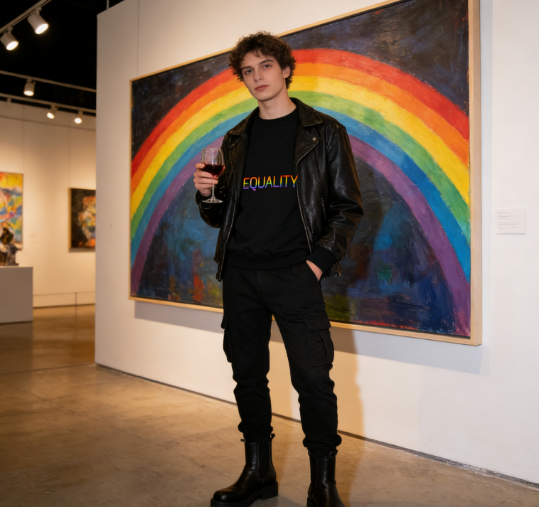 Rainbow Equality Social Justice Pullover