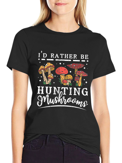 Mushroom Hunting T-Shirt - Nature Lover Gift