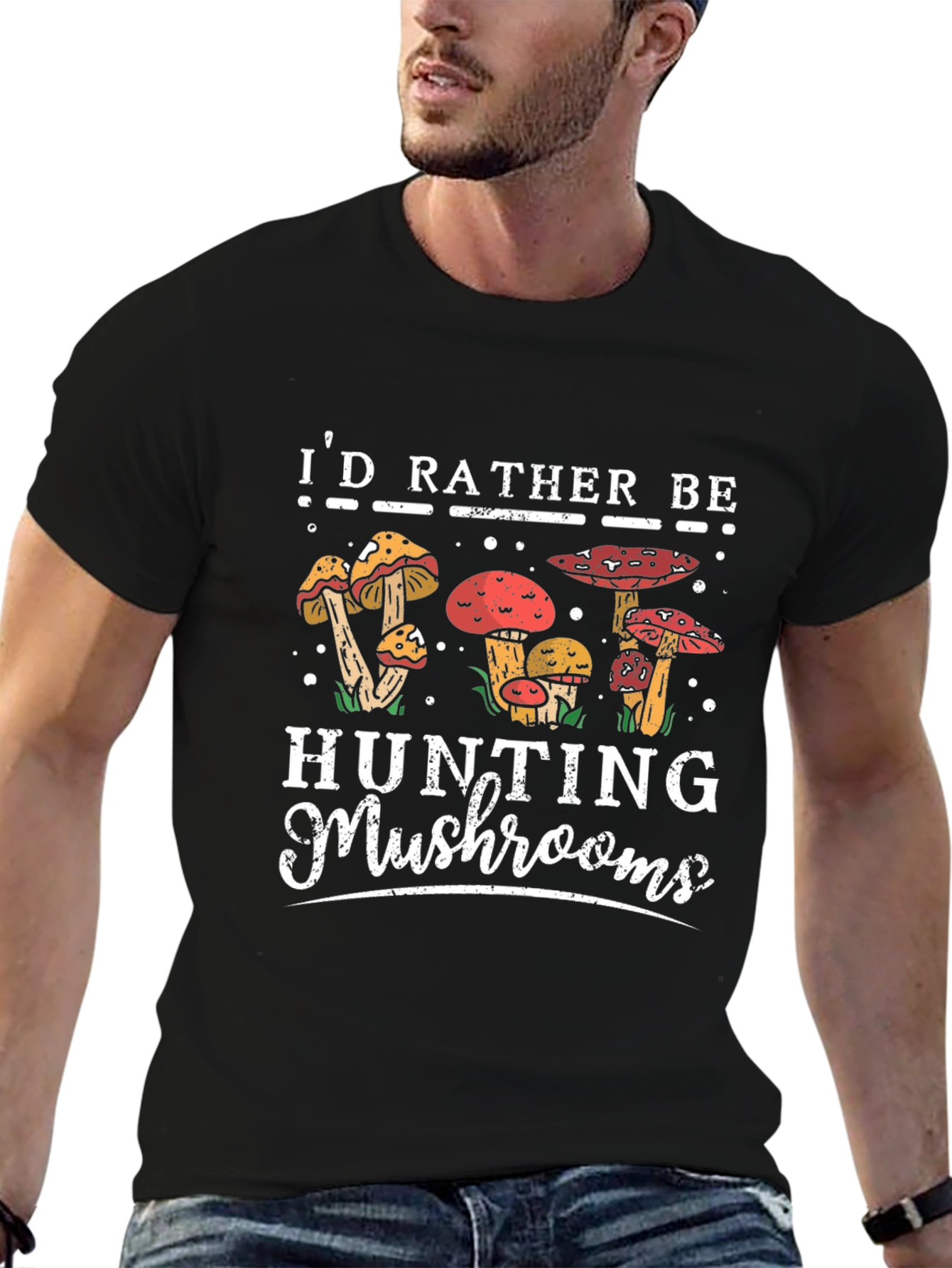 Mushroom Hunting T-Shirt - Nature Lover Gift