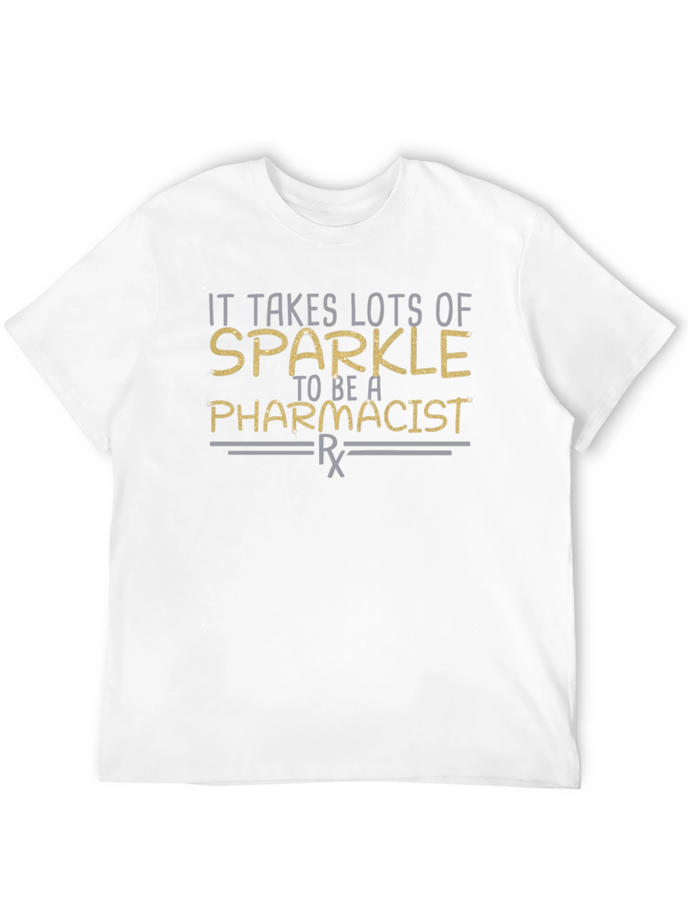 Sparkle Pharmacist T-Shirt - Black Cotton Tee