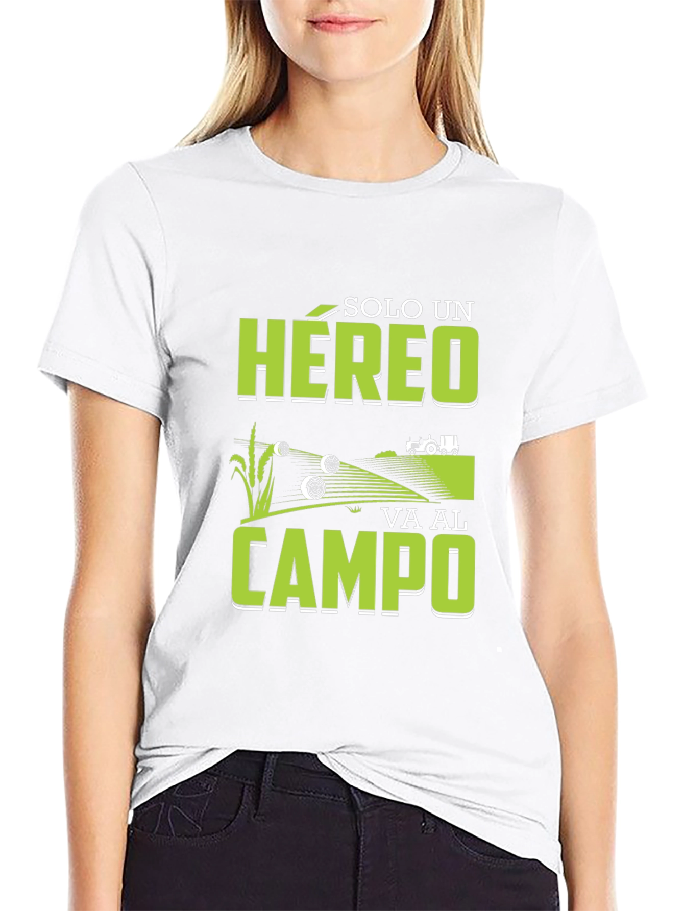 Farming Hero Graphic Tee - Black Cotton T-Shirt