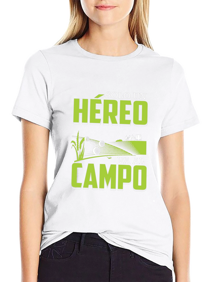 Farming Hero Graphic Tee - Black Cotton T-Shirt