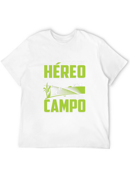 Farming Hero Graphic Tee - Black Cotton T-Shirt