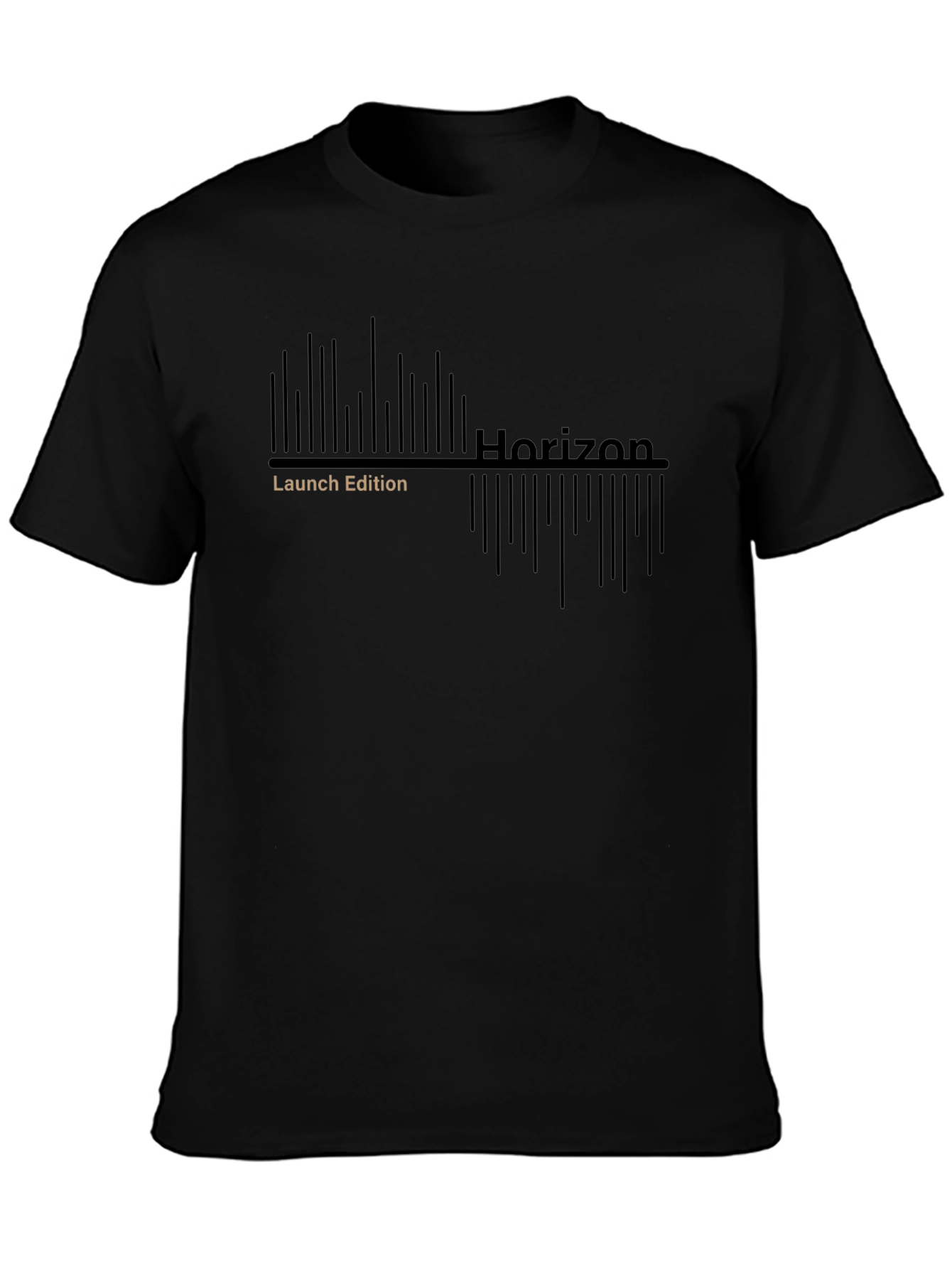 Horizon Launch Edition Black Graphic T-Shirt