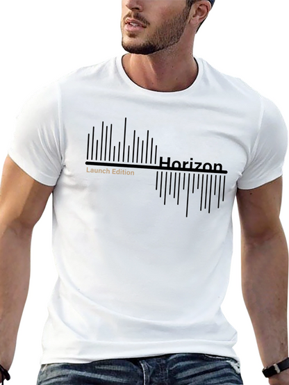 Horizon Launch Edition Black Graphic T-Shirt