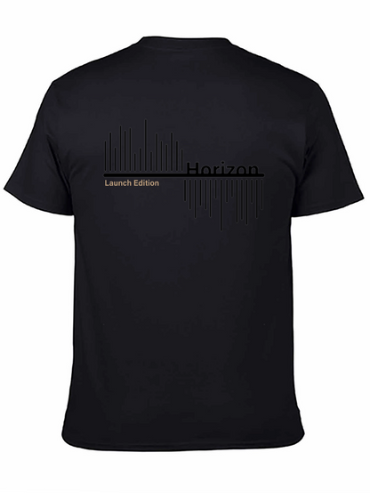 Horizon Launch Edition Black Graphic T-Shirt
