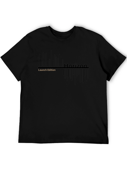 Horizon Launch Edition Black Graphic T-Shirt