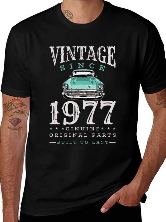 Vintage 1977 Car T-Shirt - Classic Design