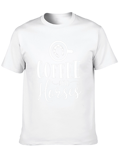 Coffee and Horses Graphic Tee