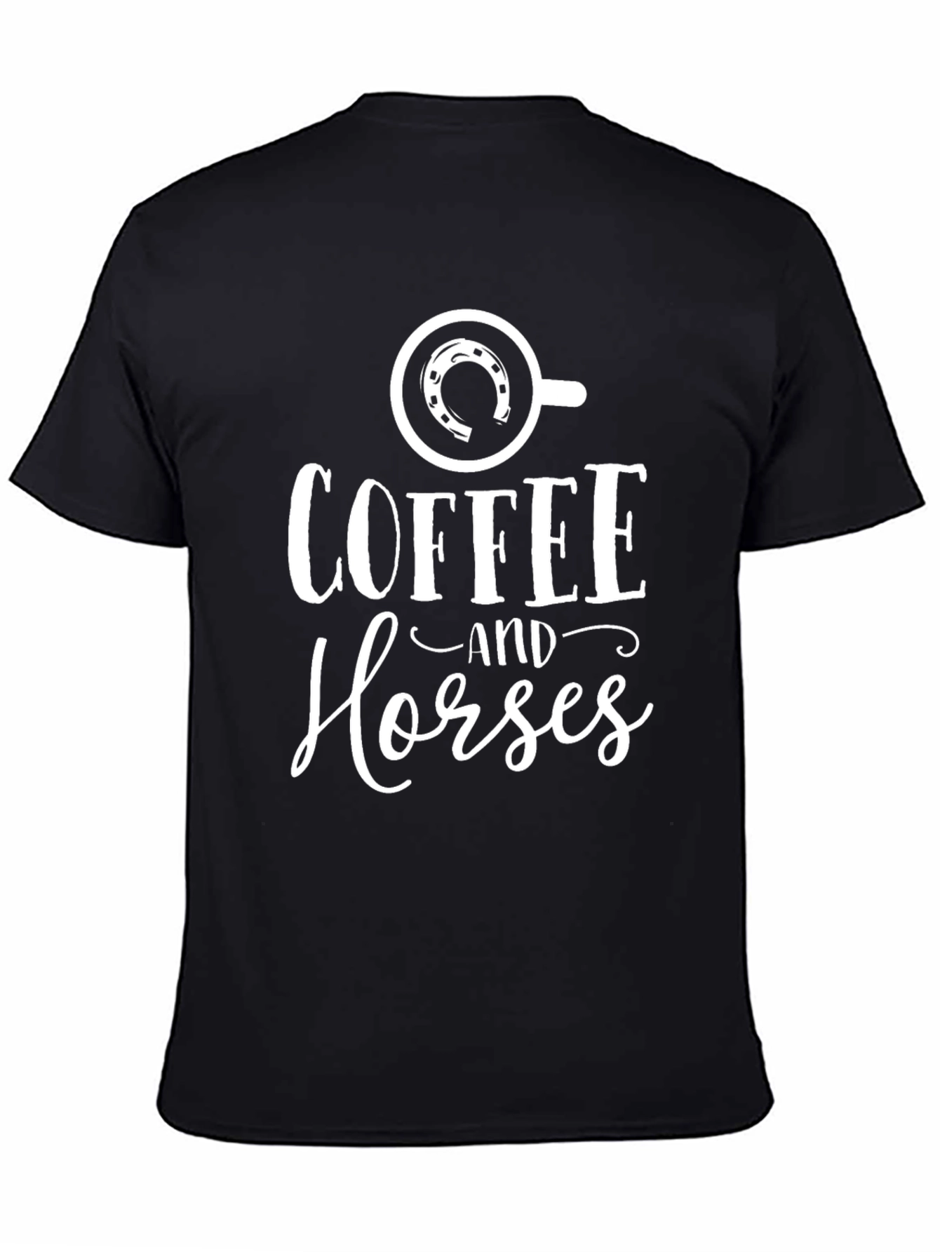 Coffee and Horses Graphic Tee