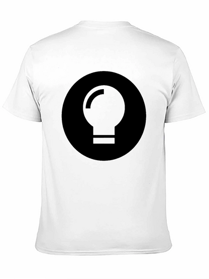 Minimalist Black Light Bulb Graphic Tee