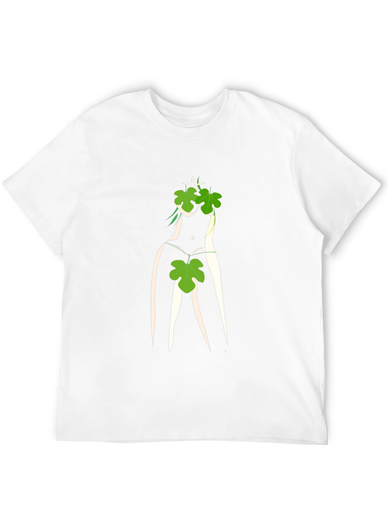 Fig Leaf Graphic Black T-Shirt