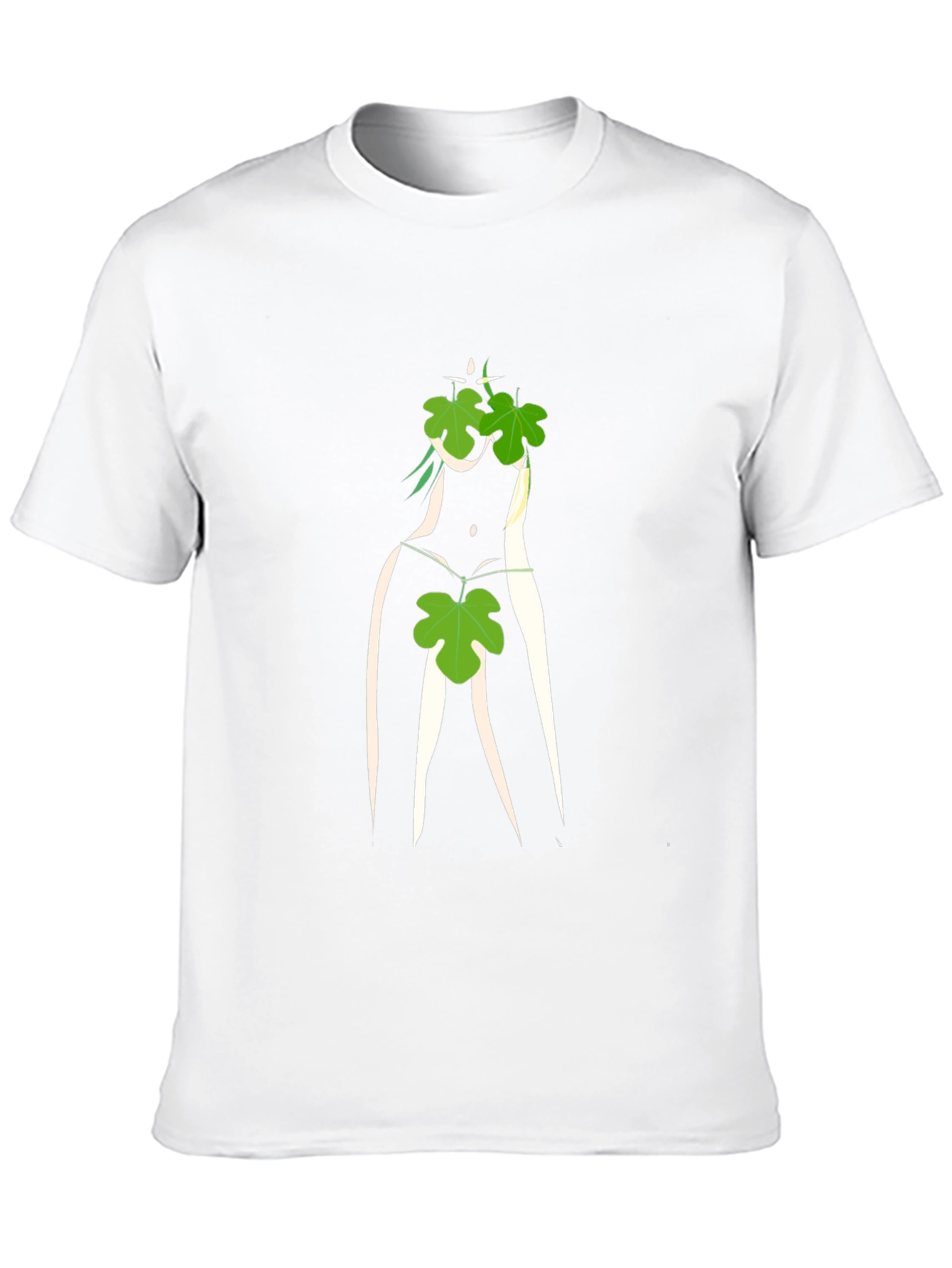 Fig Leaf Graphic Black T-Shirt