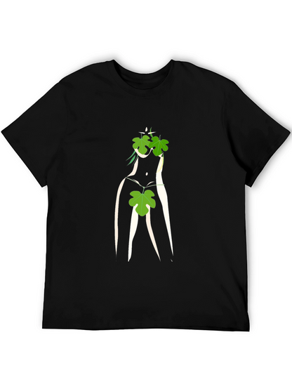 Fig Leaf Graphic Black T-Shirt