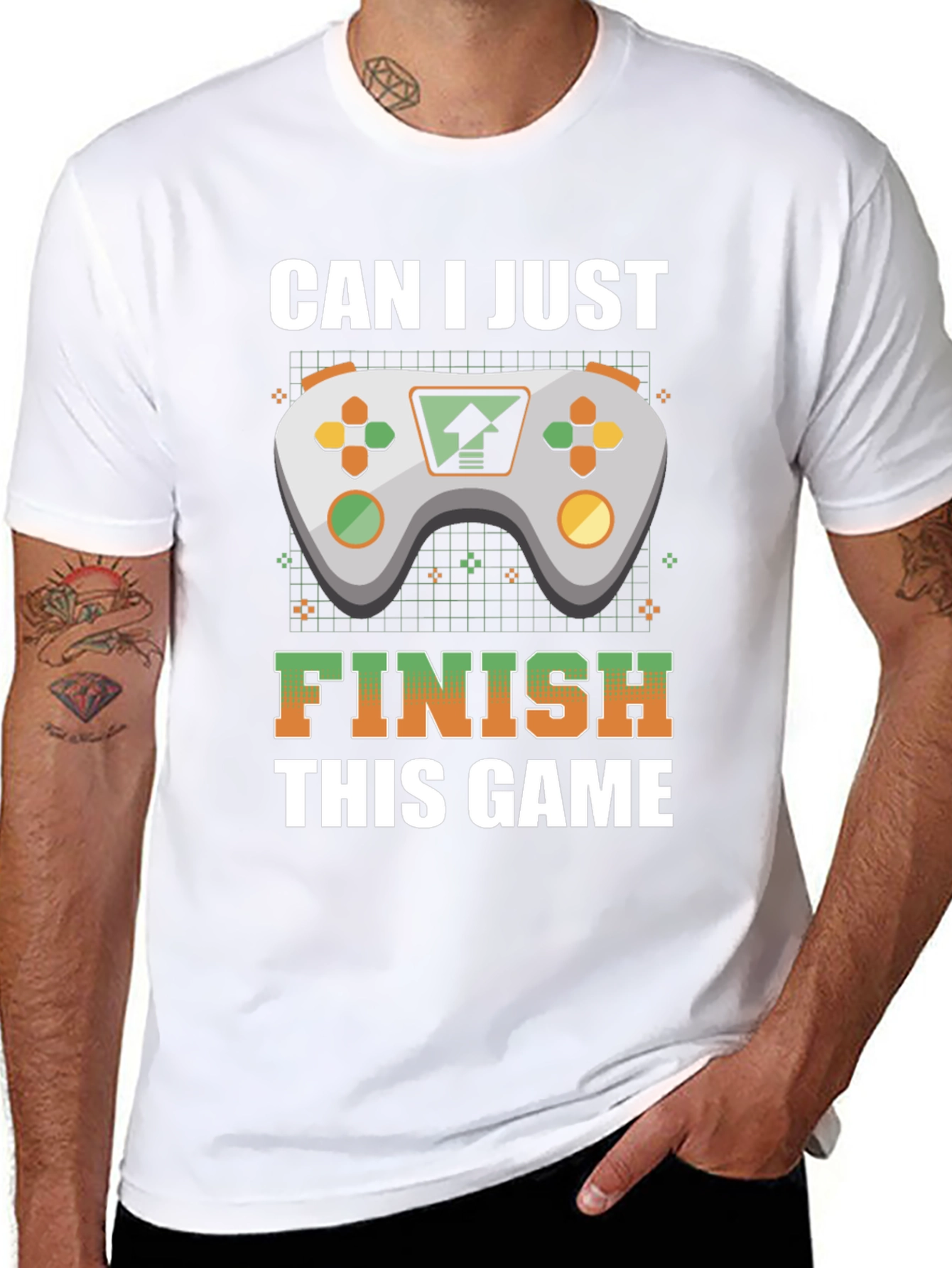 Gamer T-Shirt: Can I Just Finish This Game?