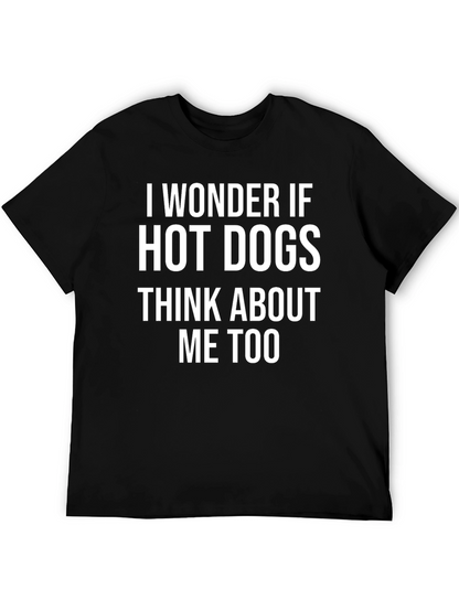 Hot Dog Question Tee - Funny Statement T-Shirt