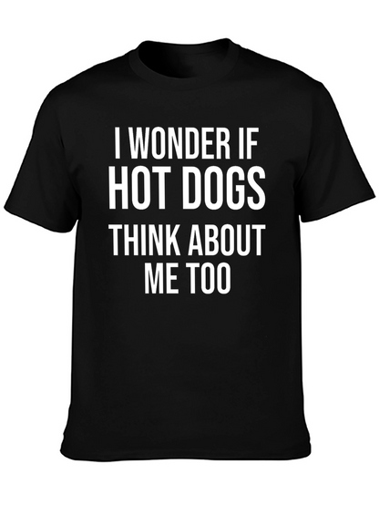 Hot Dog Question Tee - Funny Statement T-Shirt