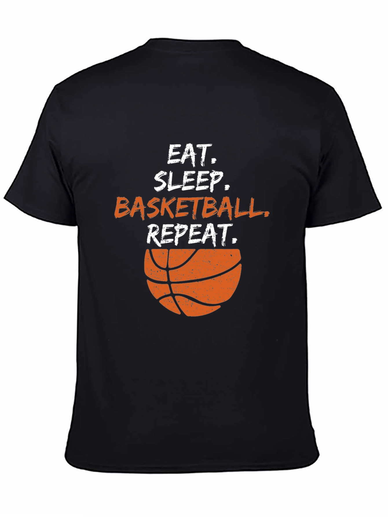 Eat Sleep Basketball Repeat Black T-Shirt