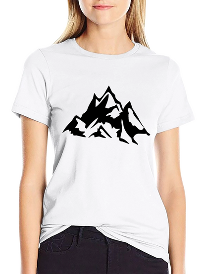 Mountain Graphic Tee - Mens Black Short Sleeve