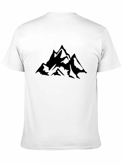 Mountain Graphic Tee - Mens Black Short Sleeve