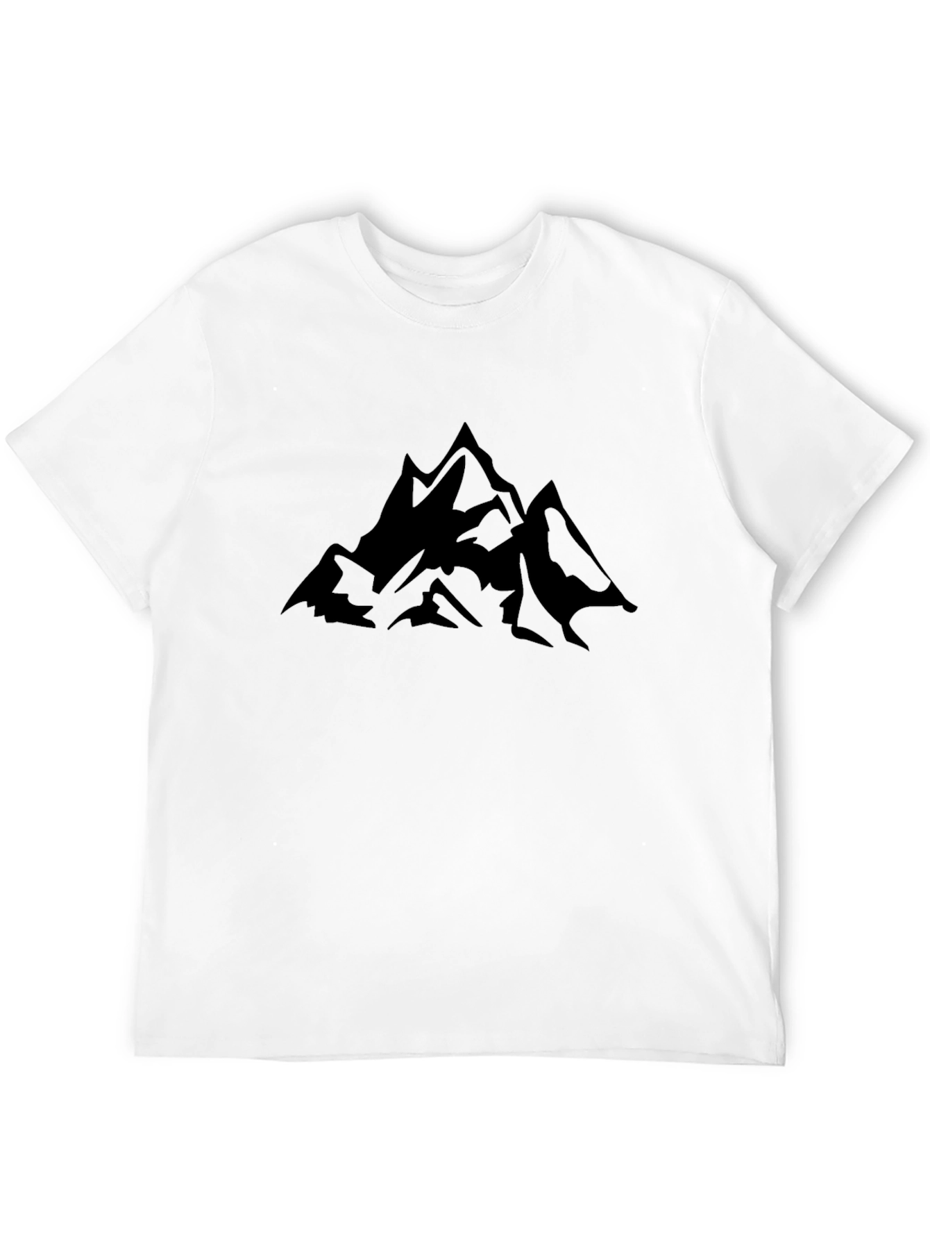 Mountain Graphic Tee - Mens Black Short Sleeve