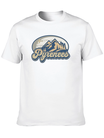 Pyrenees Mountain T-Shirt - Black