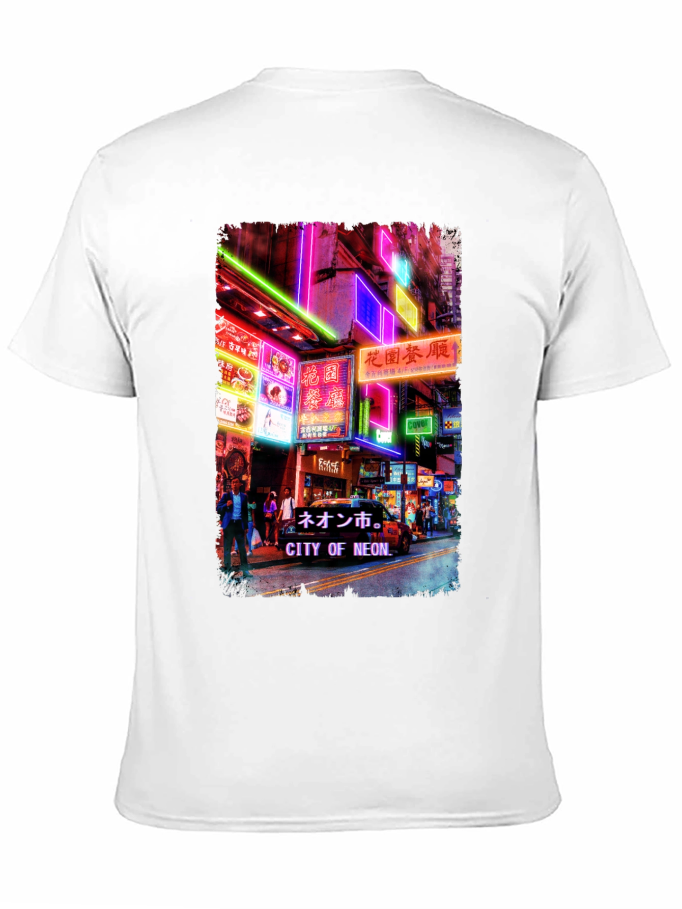 Neon City Graphic Tee - Black T-Shirt