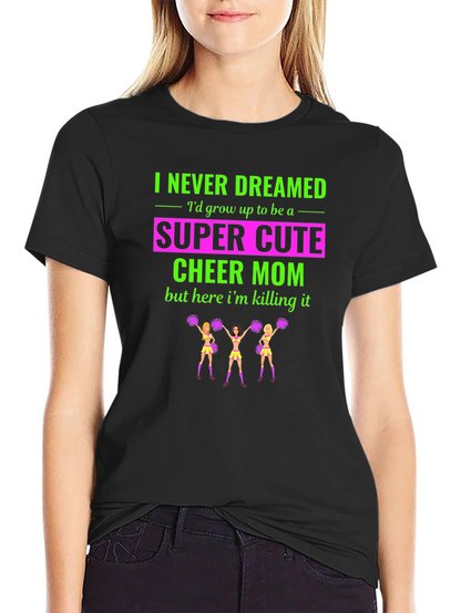 Super Cute Cheer Mom T-Shirt