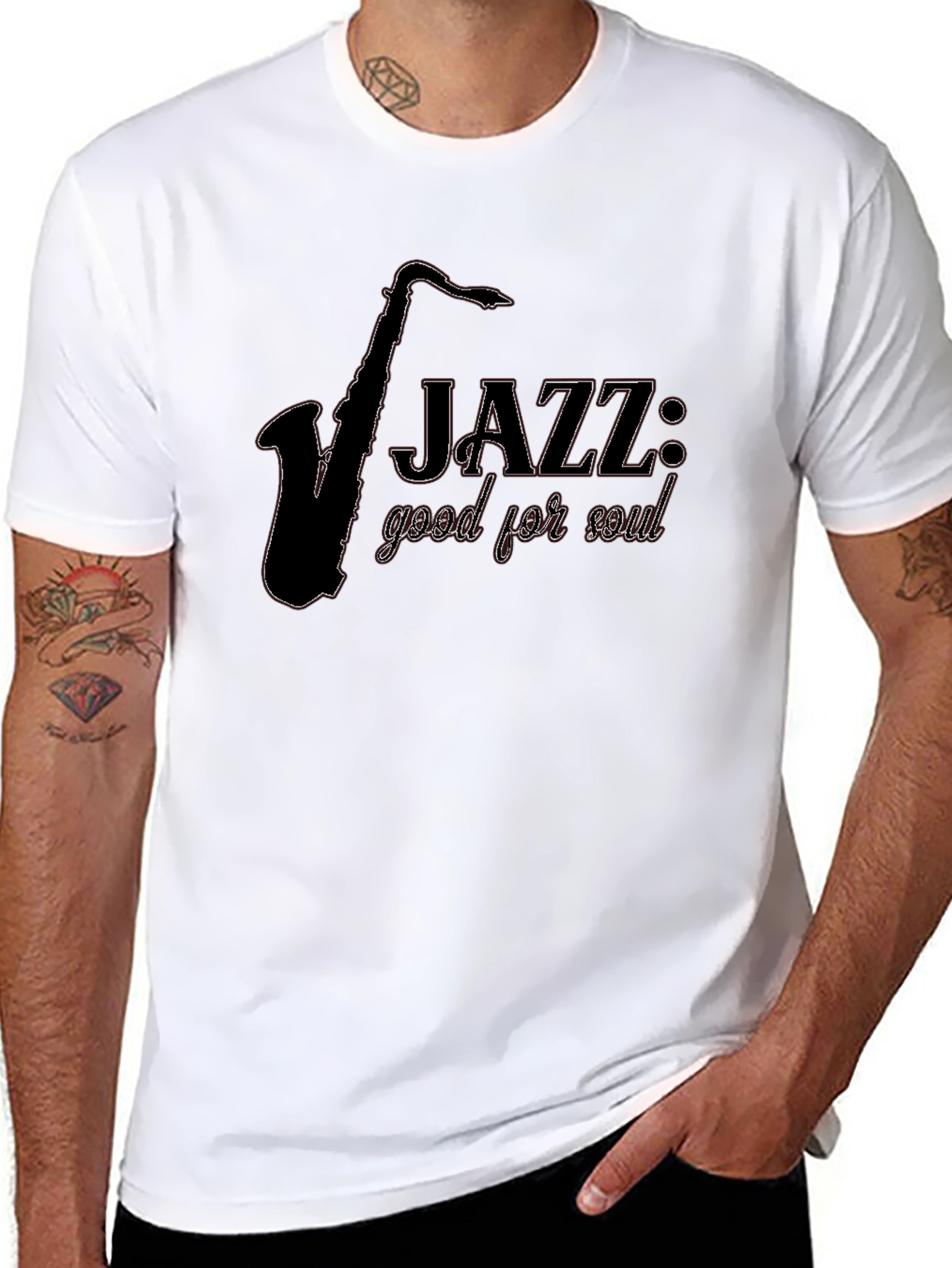Jazz Good For Soul Black T-Shirt