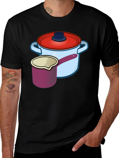 Chefs Kitchen Cookware Graphic Tee