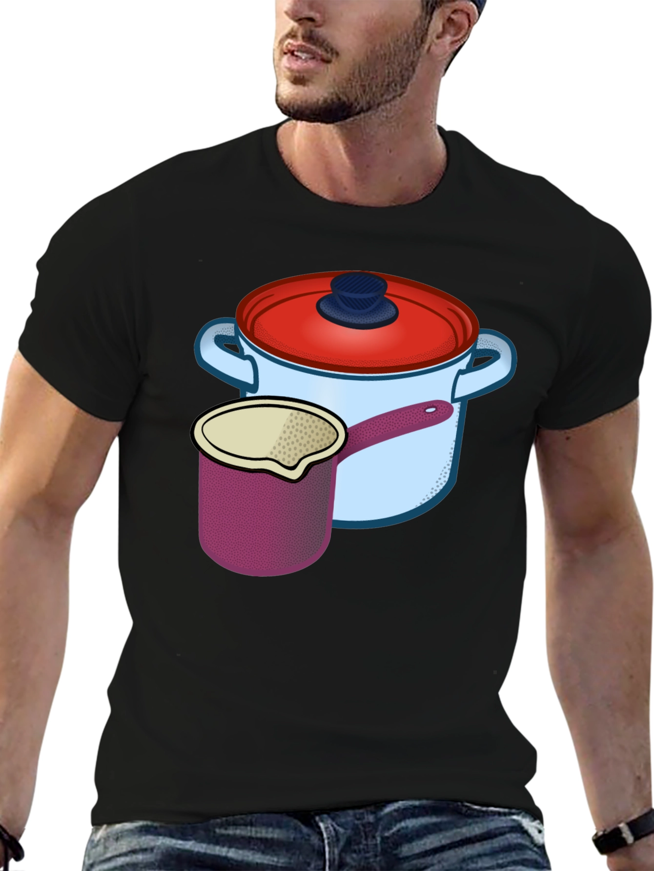 Chefs Kitchen Cookware Graphic Tee