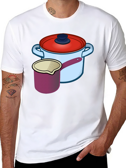 Chefs Kitchen Cookware Graphic Tee