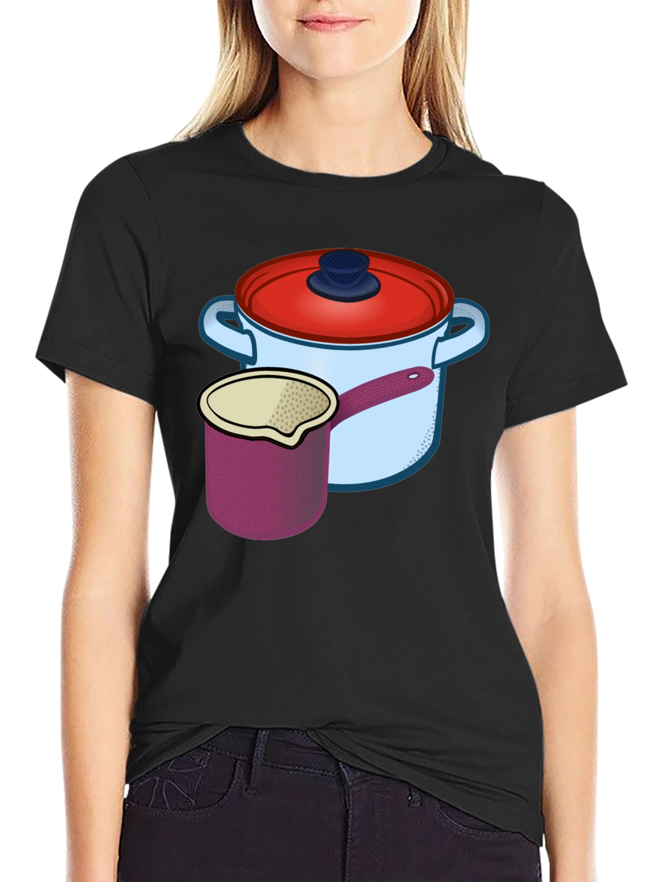 Chefs Kitchen Cookware Graphic Tee