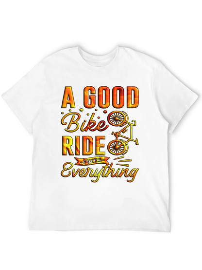 A Good Bike Ride Fixes Everything Graphic Tee