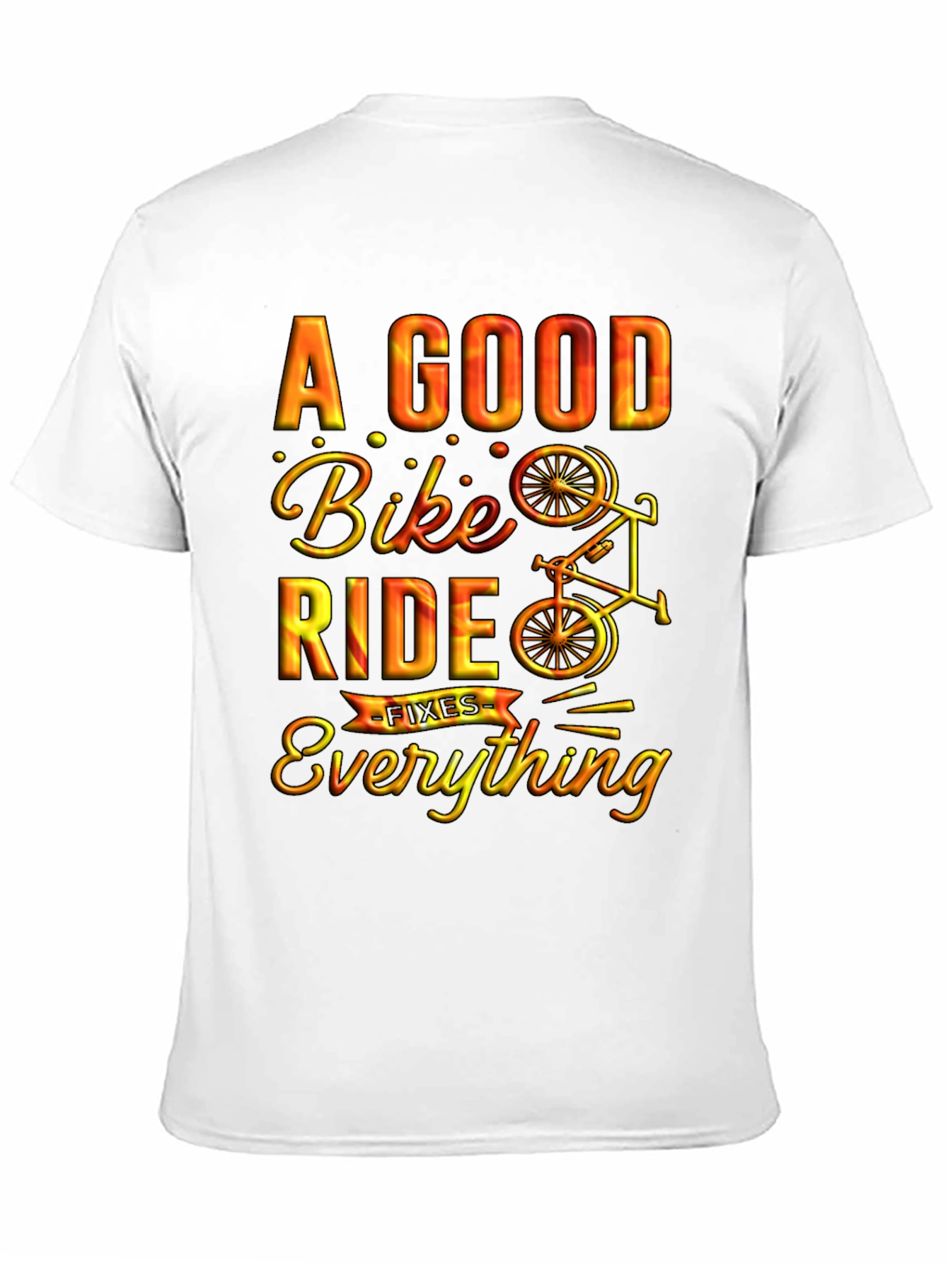 A Good Bike Ride Fixes Everything Graphic Tee