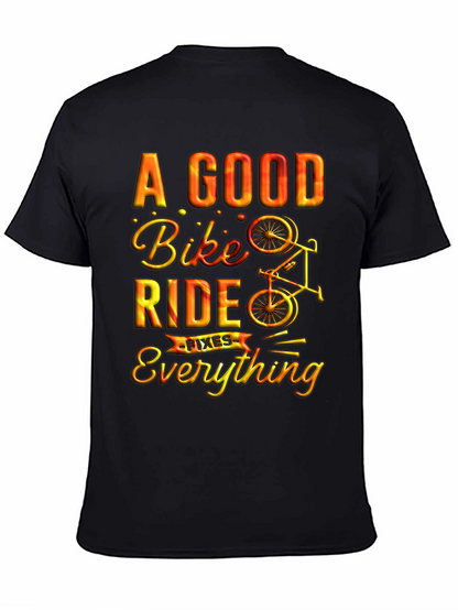 A Good Bike Ride Fixes Everything Graphic Tee