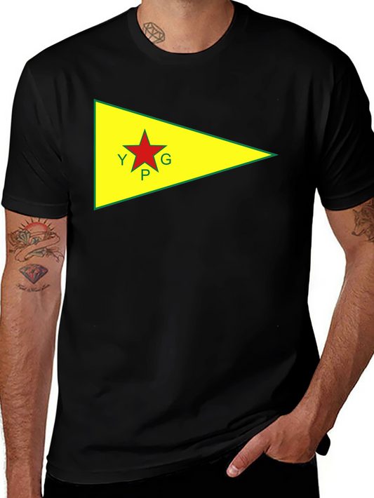 YPG Flag Graphic T-Shirt - Black