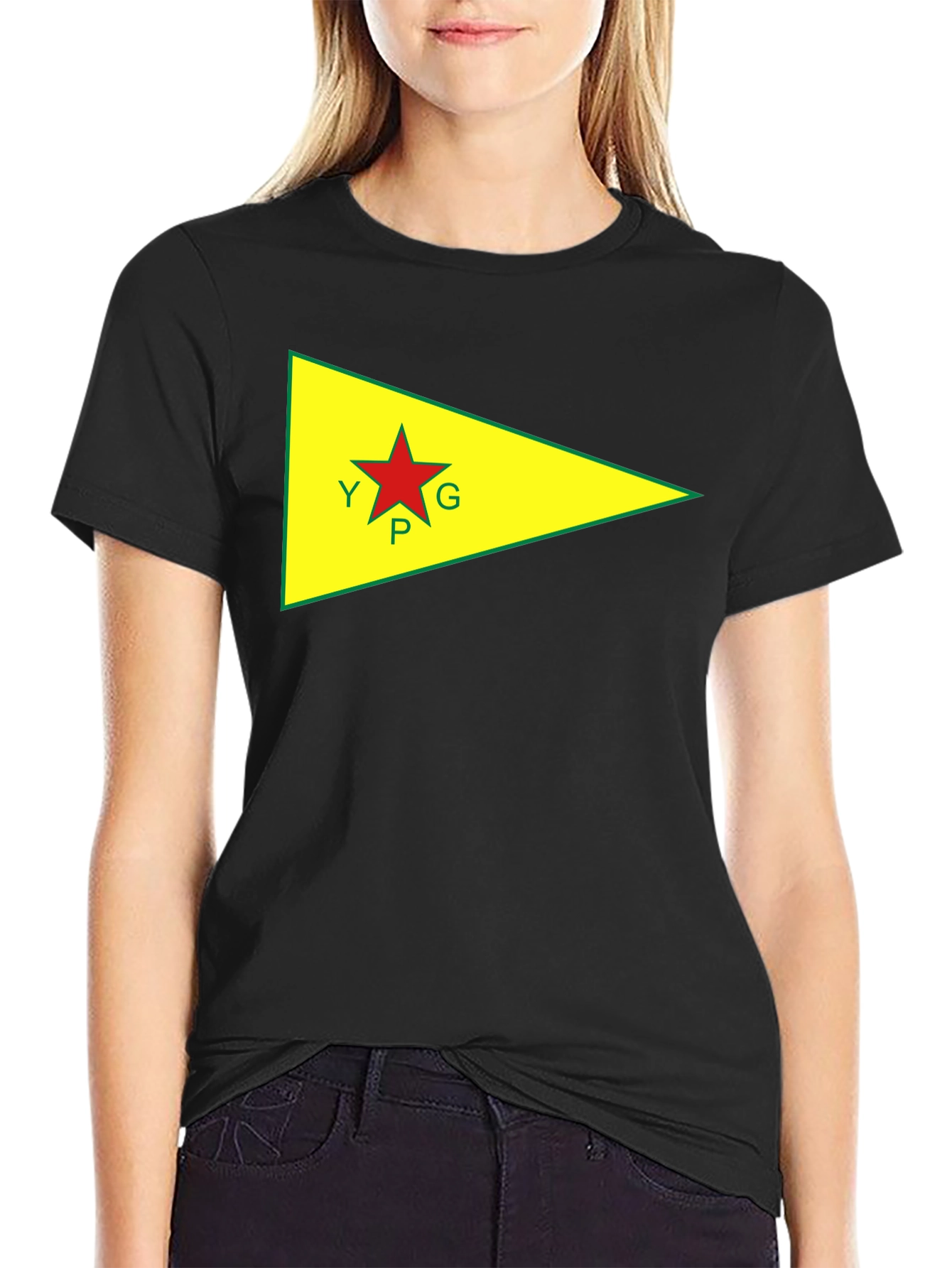 YPG Flag Graphic T-Shirt - Black