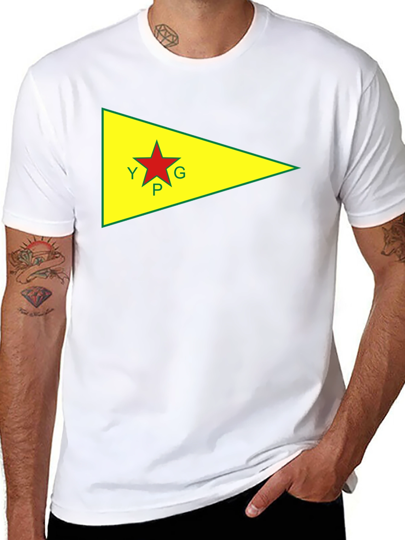 YPG Flag Graphic T-Shirt - Black