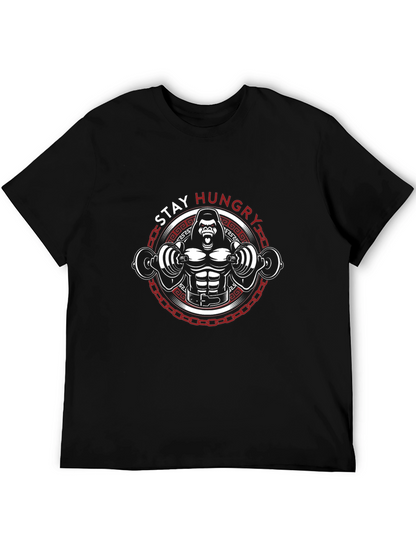 Stay Hungry Gorilla Gym T-Shirt