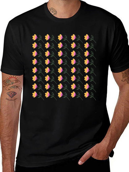 Floral Pattern T-Shirt