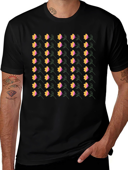 Floral Pattern T-Shirt