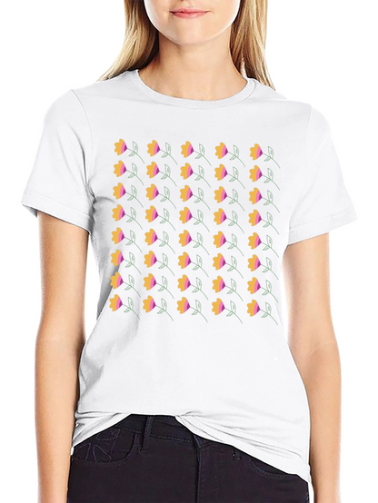 Floral Pattern T-Shirt