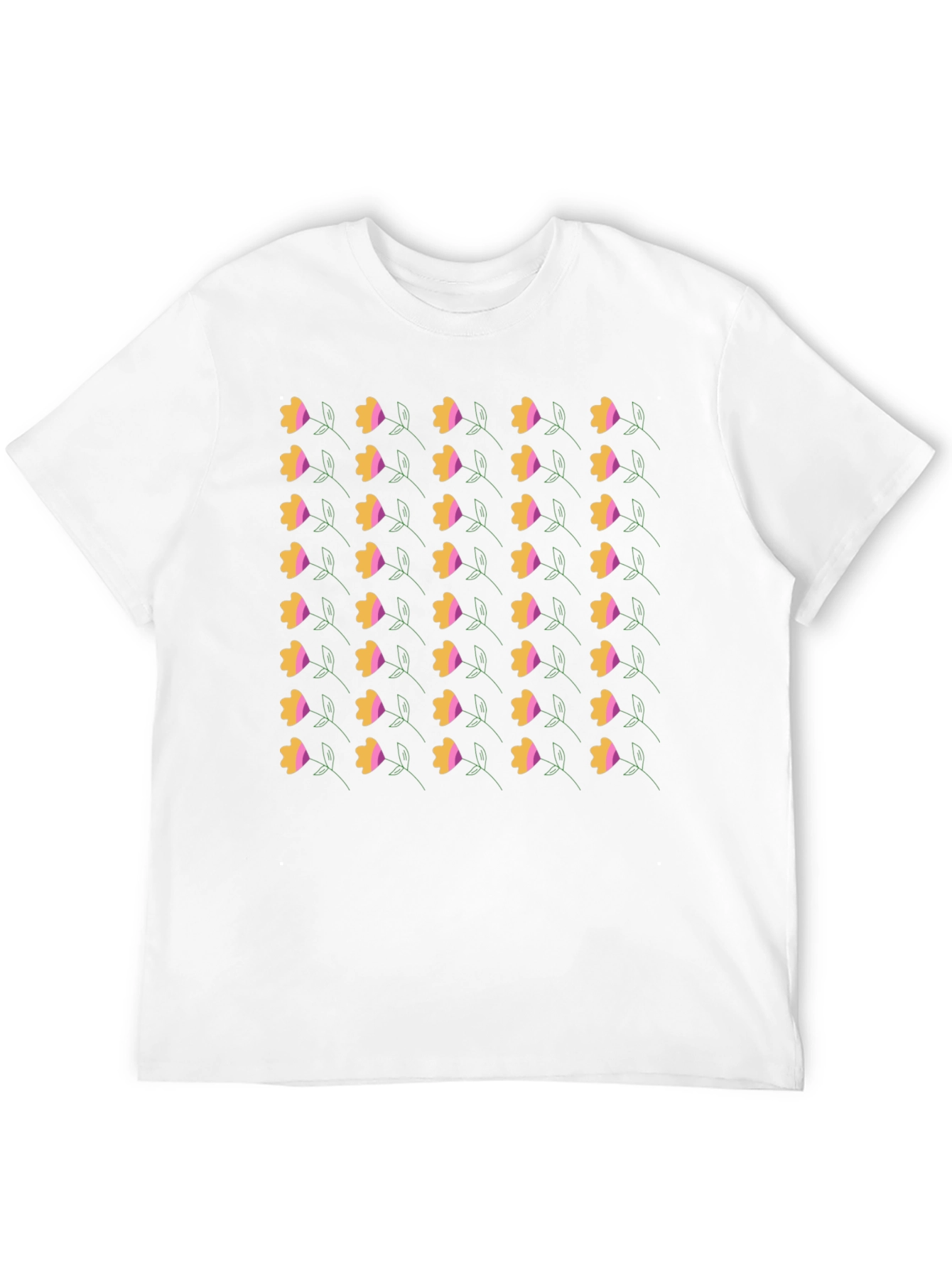 Floral Pattern T-Shirt