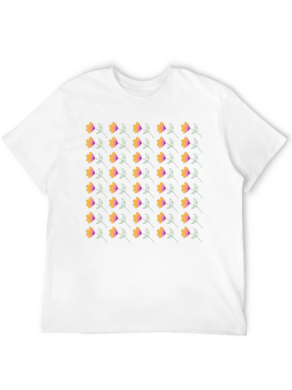 Floral Pattern T-Shirt