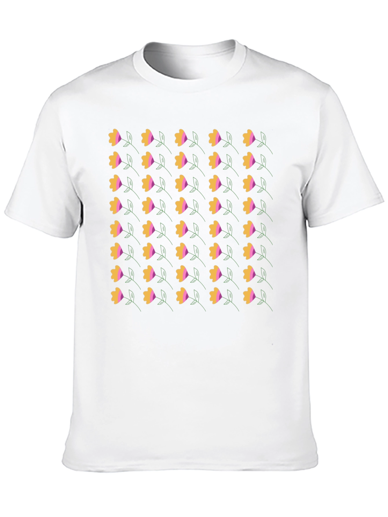 Floral Pattern T-Shirt