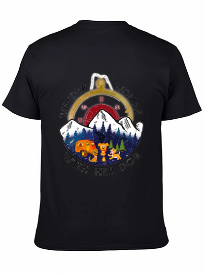 Wander Woman With Her Dog T-Shirt