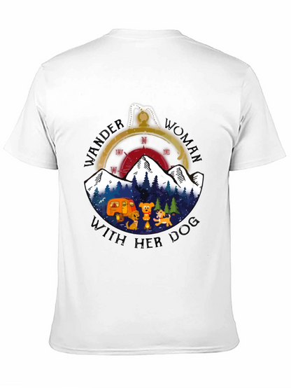 Wander Woman With Her Dog T-Shirt