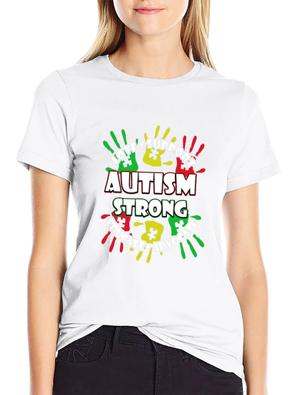 Autism Awareness T-Shirt - Love Support Educate Advocate